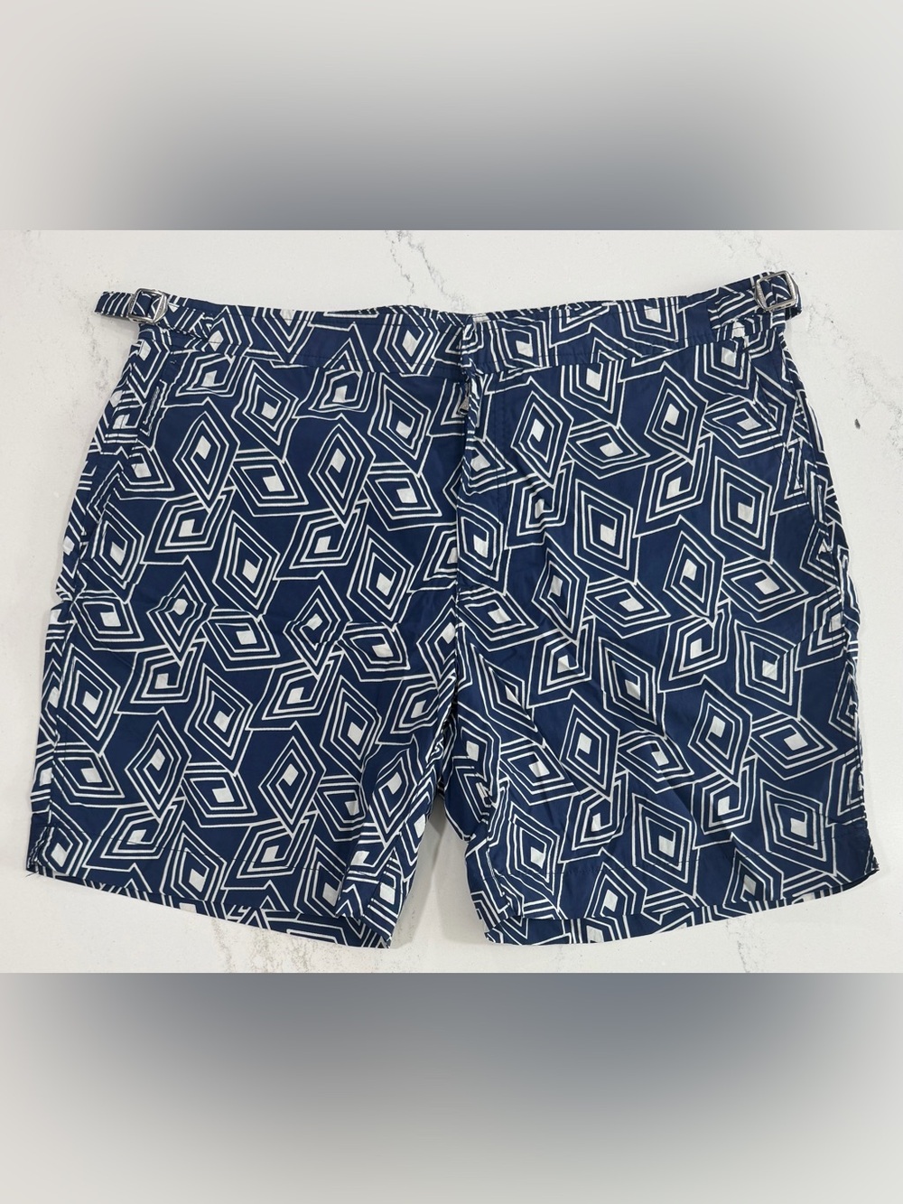 Polo Ralph Lauren - Men’s Swimwear Swim Shorts | Navy Blue & White | Size 34